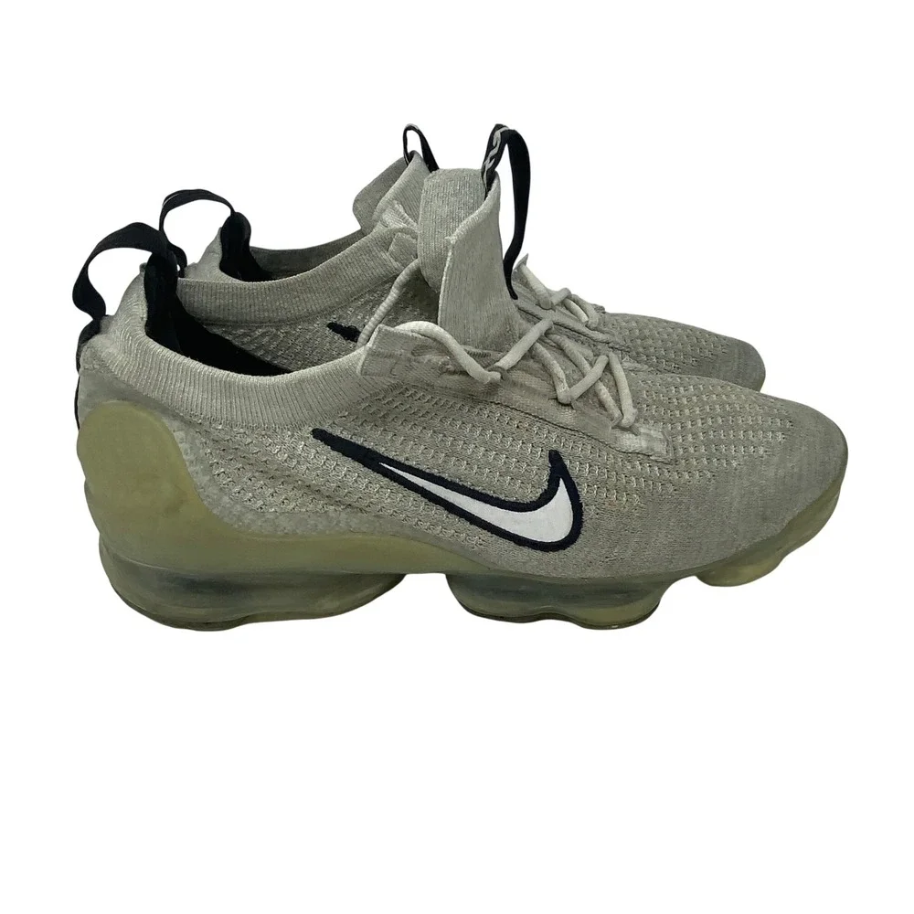 Nike Air VaporMax 2021 FK Grey White Flyknit DB1550-100 Mens 7Y 8.5W
